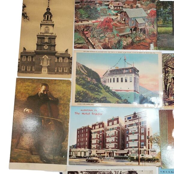 18 Pennsylvania Postcards Vintage Lot Variety Ephemera Lot - Picture 2 of 7